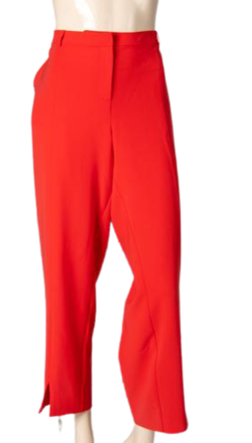 St John Spa Women's Pants Red Size L NWOT SKU 000289-9 – Designers On A Dime