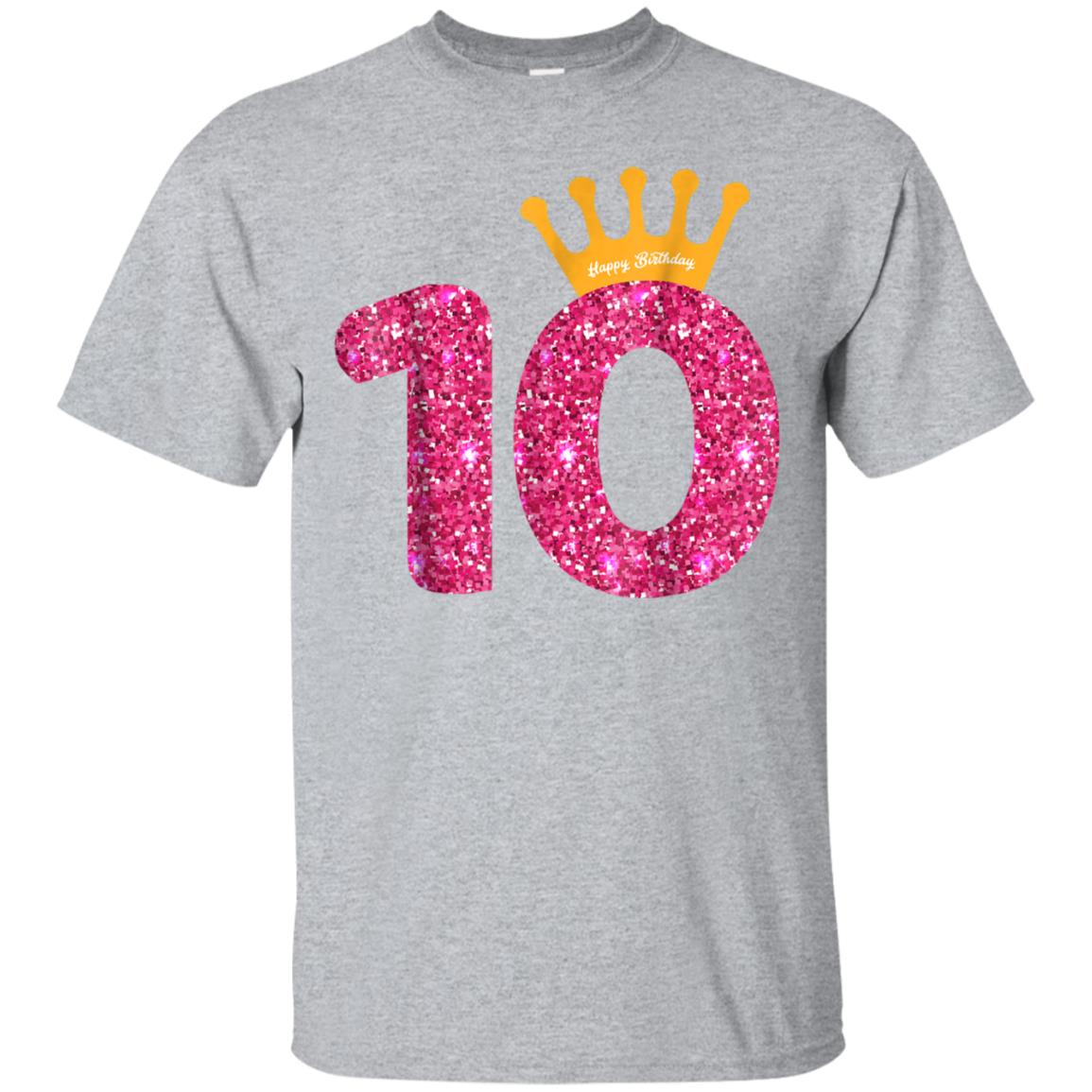 10 year birthday shirt