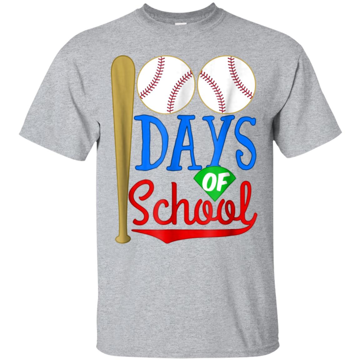 100 days of school baseball shirt