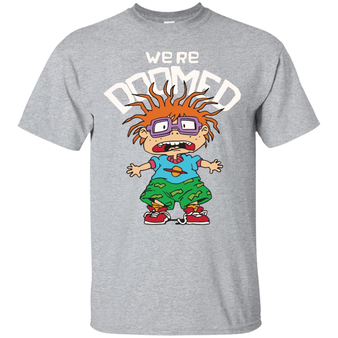 Awesome Rugrats Chuckie We Re Doomed T Shirt 99promocode