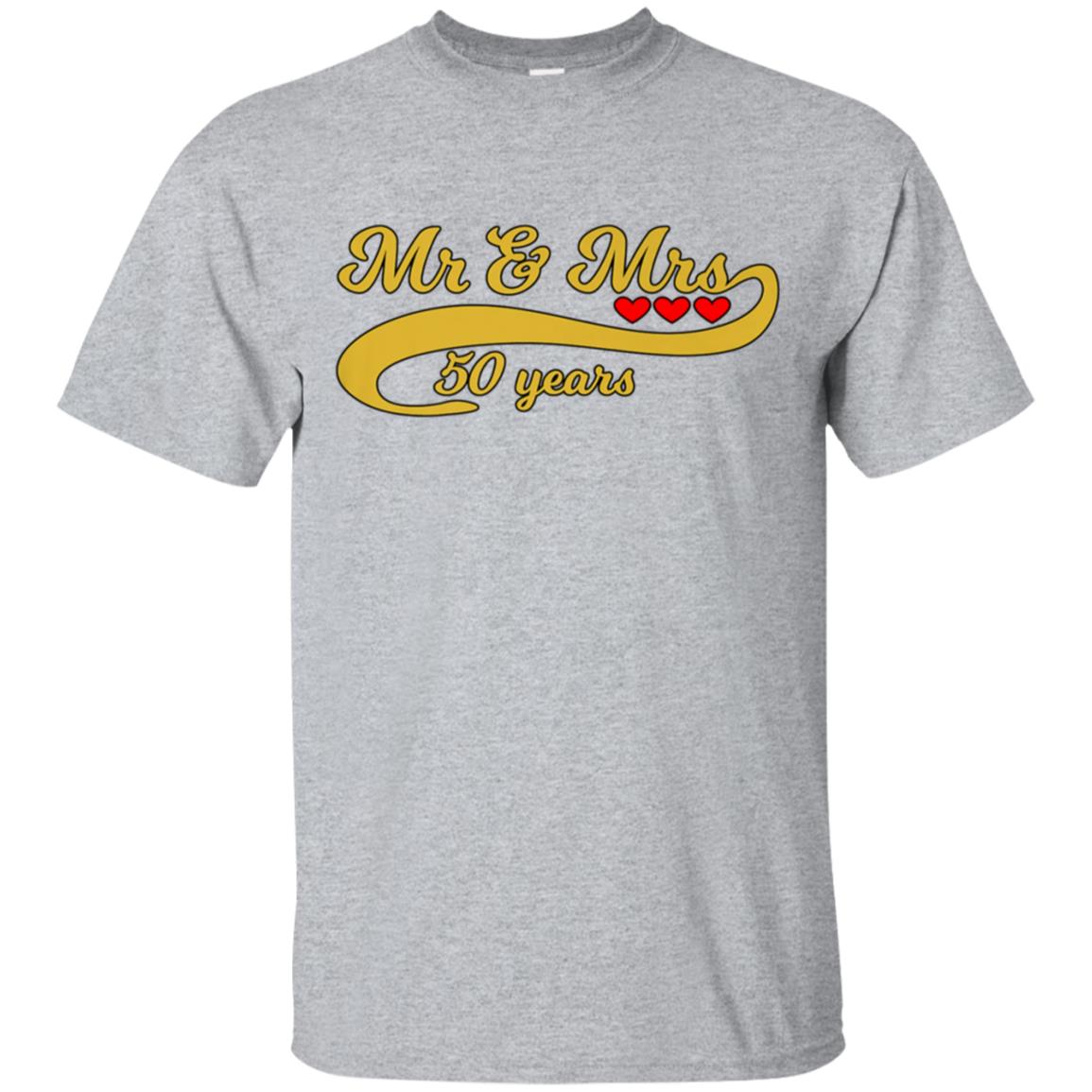 50th wedding anniversary t shirts