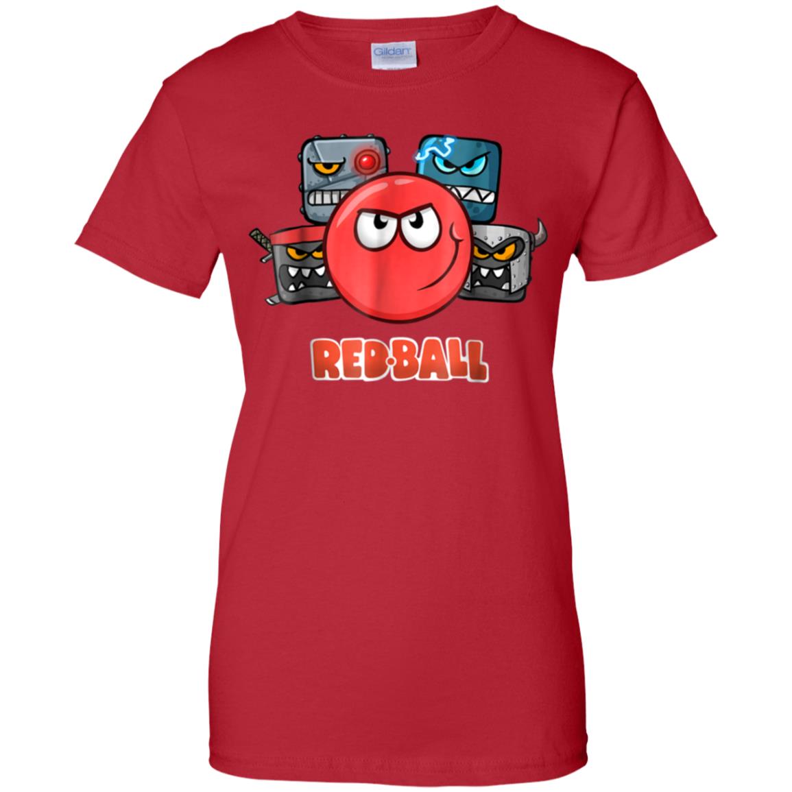 t shirt red ball