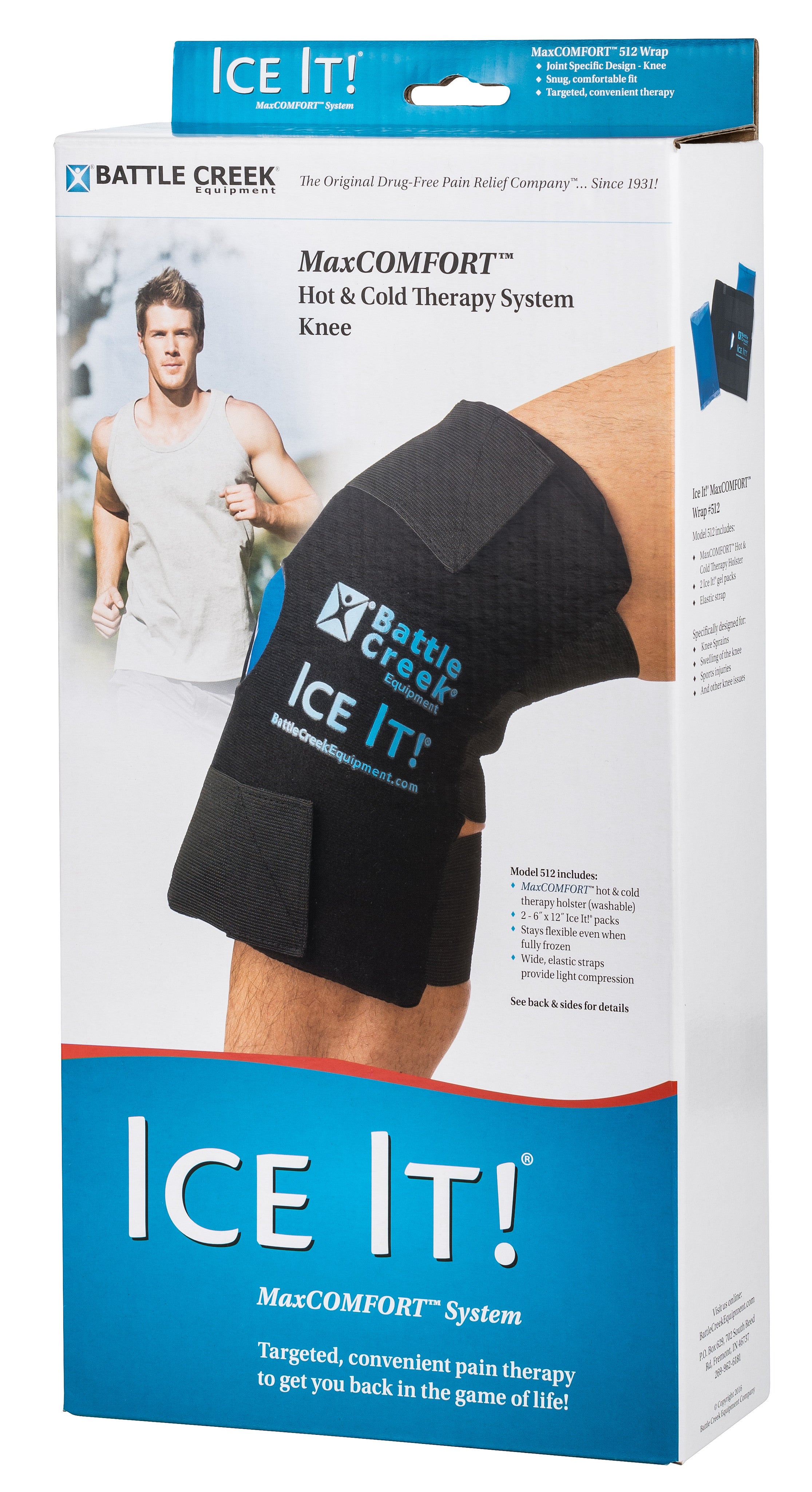 ice pack sleeve with elastic strap