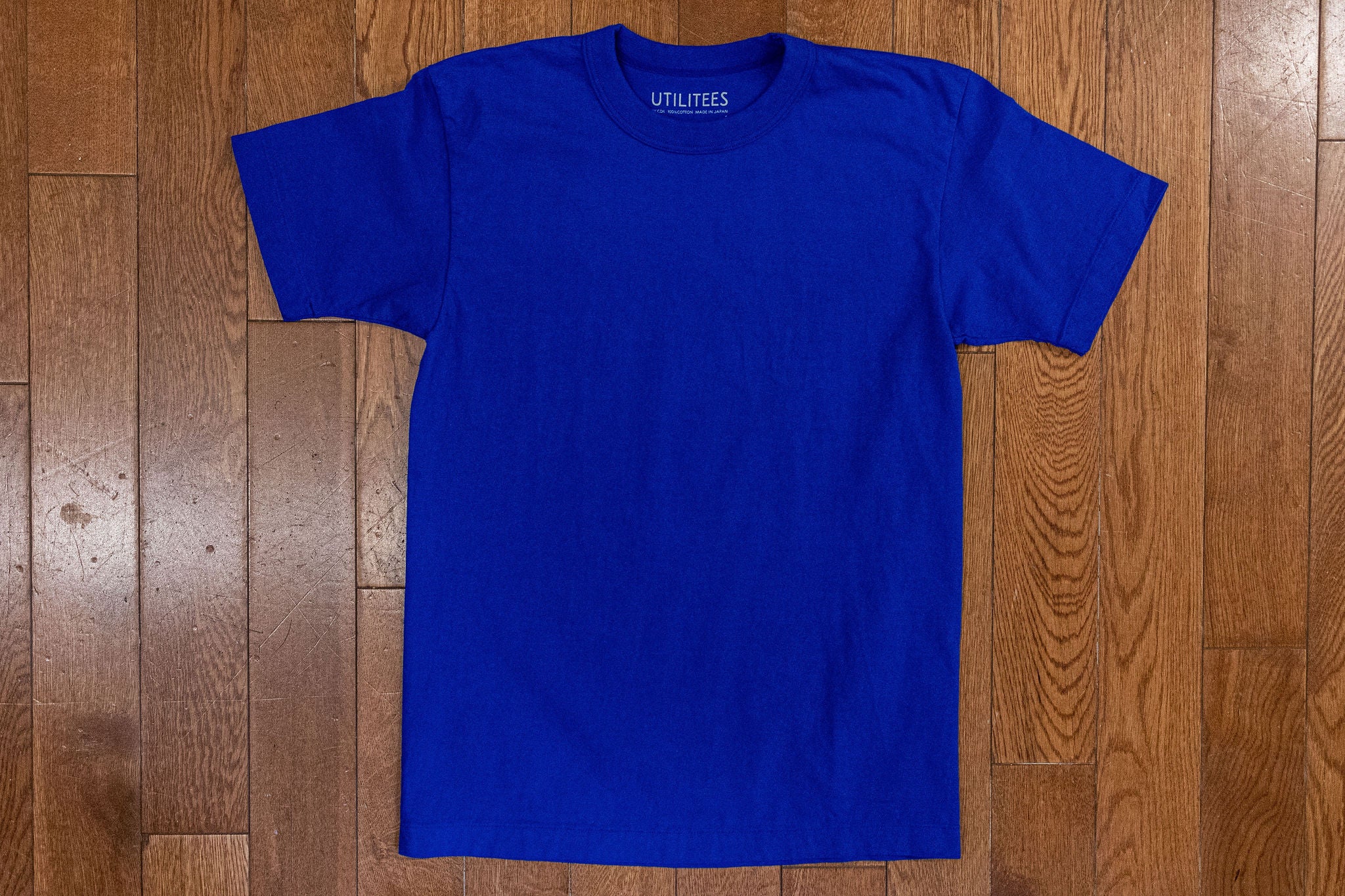 Utilitees 5.5oz Loopwheel Crew Neck T-Shirt - Royal Blue