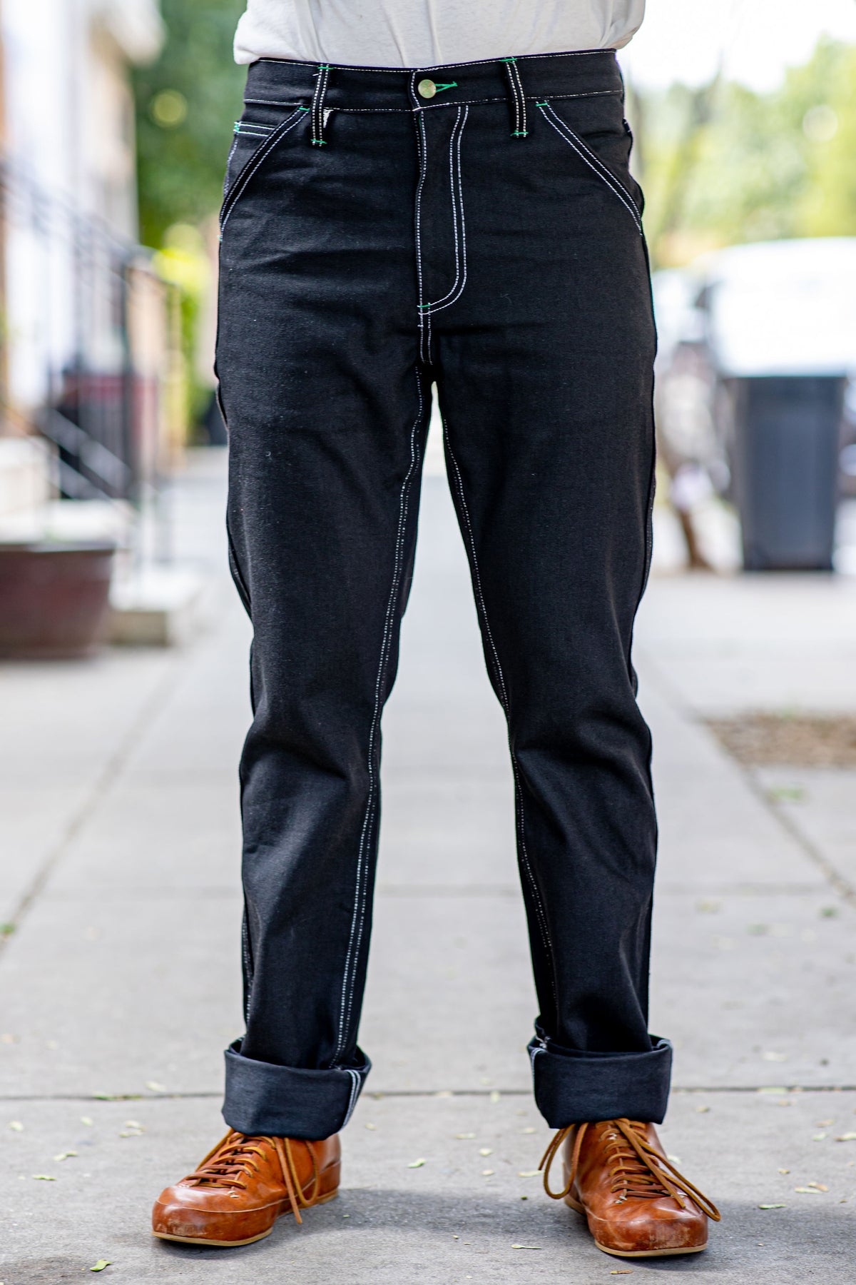 Left Field NYC Greaser - 18oz Slub Indigo Collect Mills - Franklin