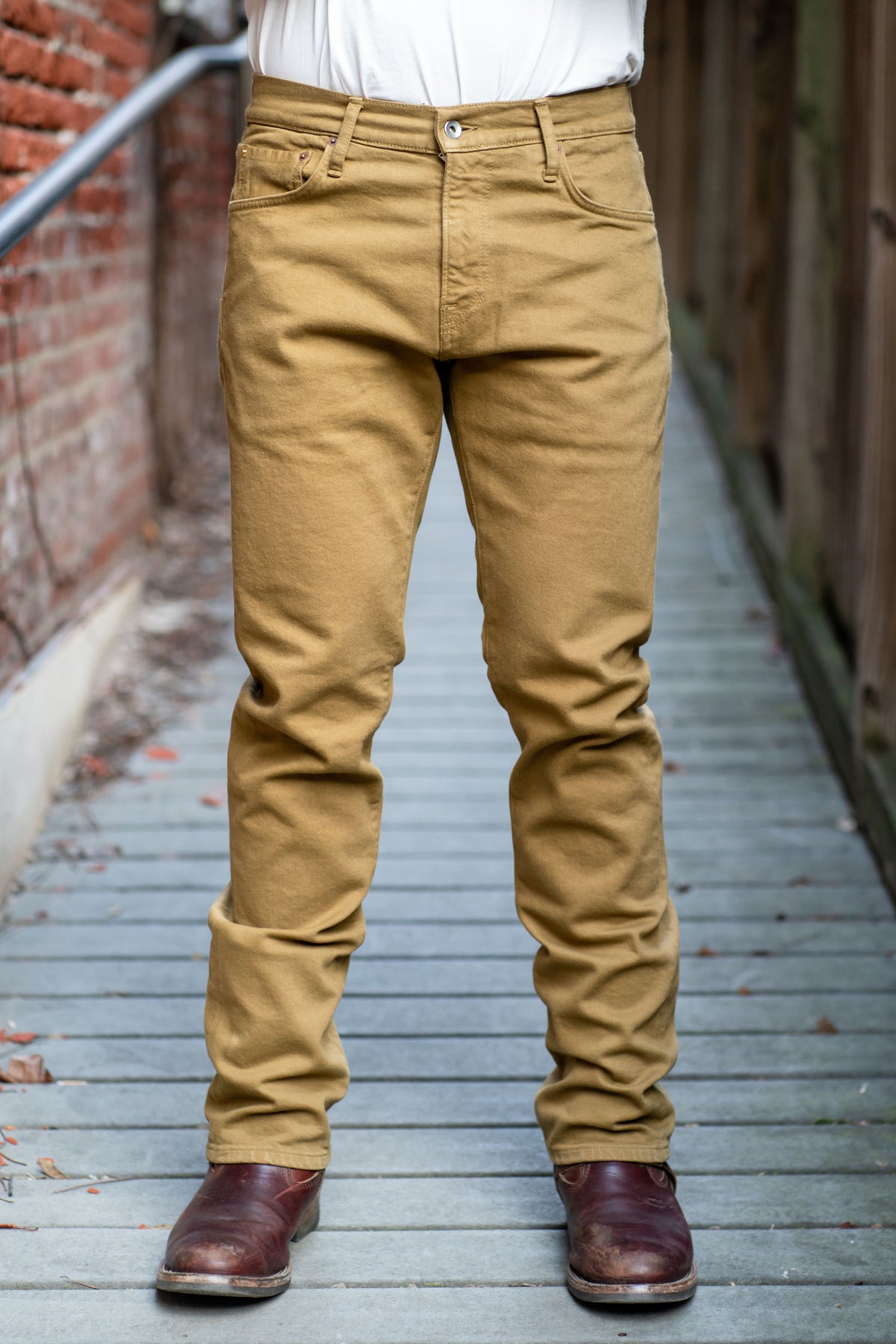 Jane Motorcycles Bedford Canvas Double Knee Pant - Tobacco