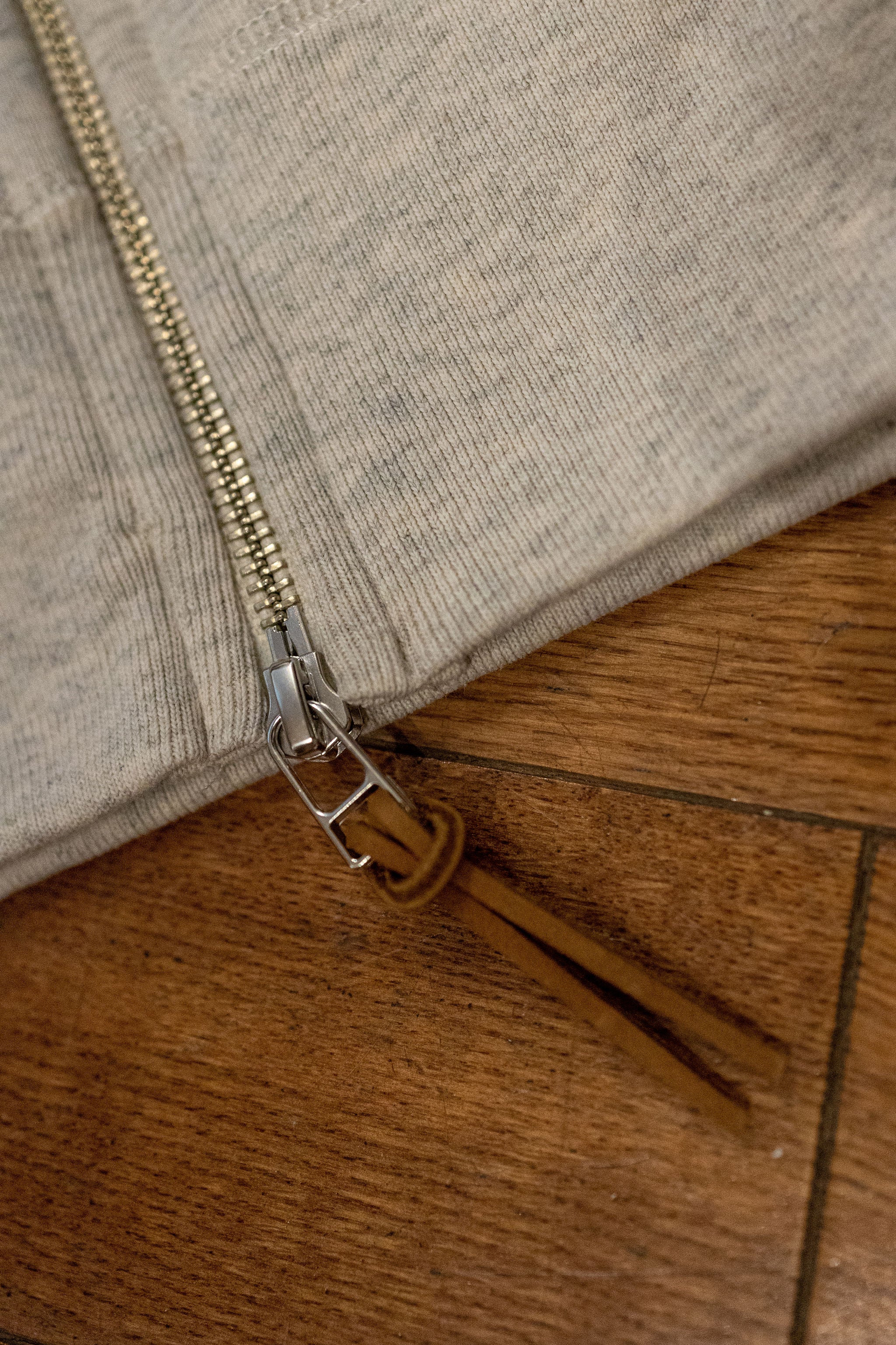 3sixteen Heavyweight Zip Hoody - Oatmeal