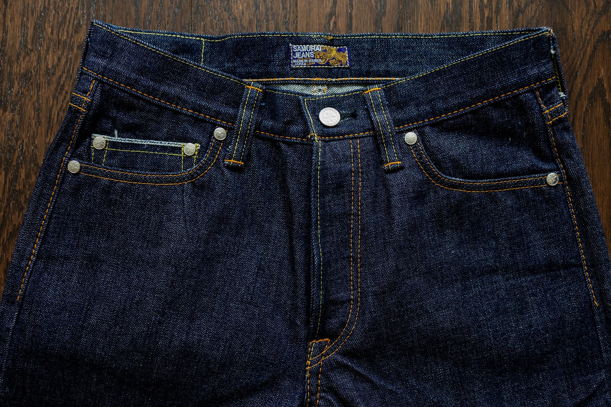 Samurai S004JP 15oz Yamato Series Slim Tapered - One Wash