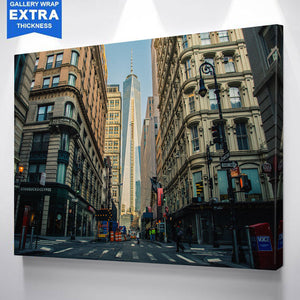 Street View One World Trade Center Canvas - Zapwalls