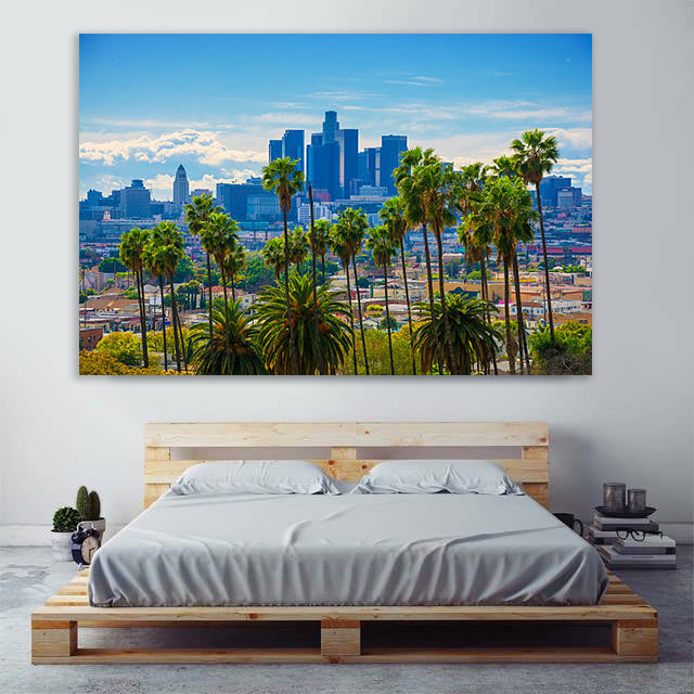 Beautiful Los Angeles Skyline Canvas - Zapwalls