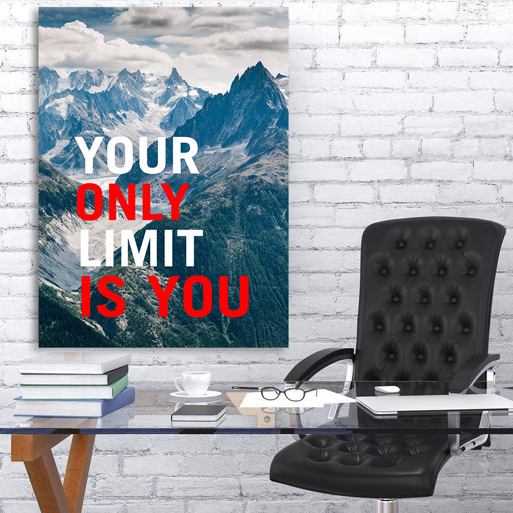 Your Only Limit Is You Canvas Zapwalls