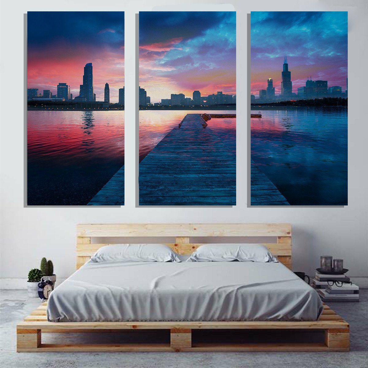 Chicago Cubs Canvas Print - World Series – Chicago Skyline Art