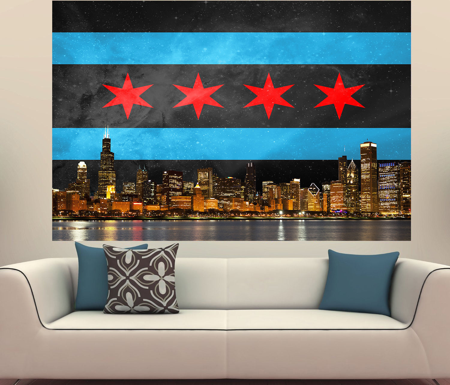 chicago flag furniture