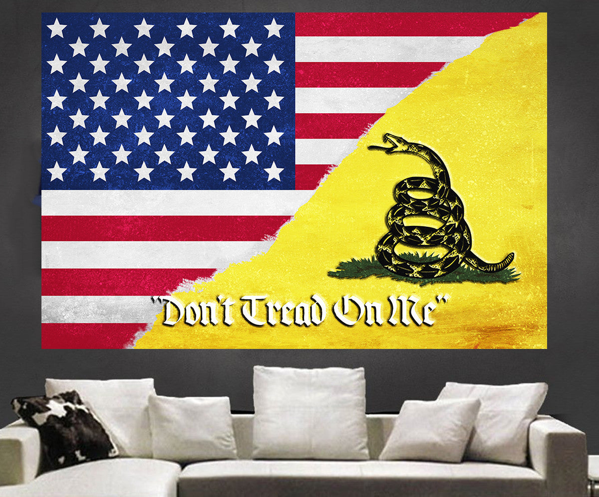 Dont Tread On Me American Flag