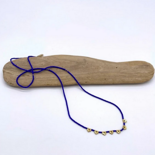 Cobalt Lucky Loop Necklace