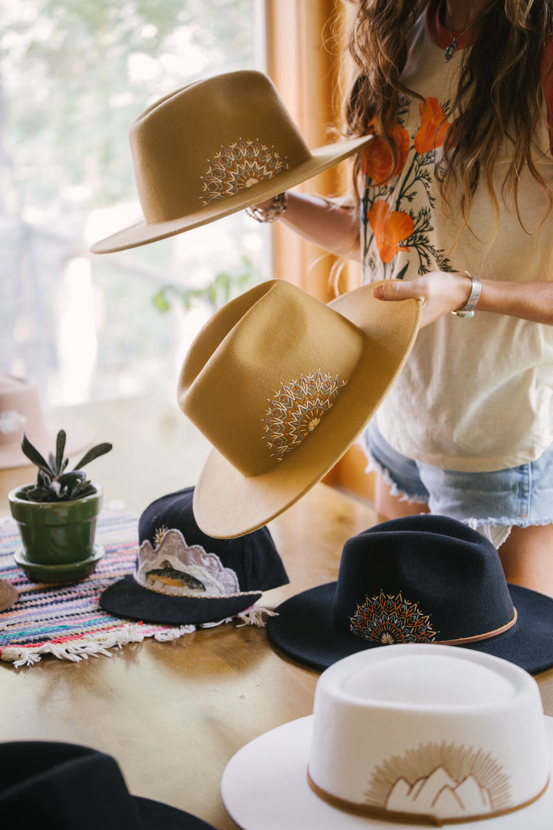 Bri Moore Creative Fedoras. Photo: Shannon Corsi