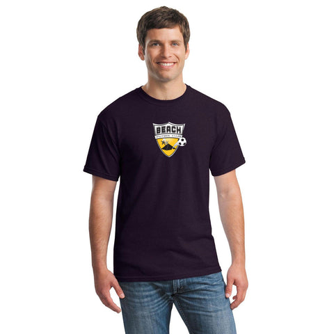 T-Shirt with Crest Logo – Beach FC Store