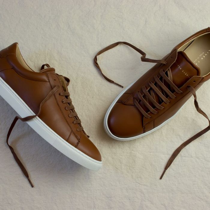 brown fashion sneakers