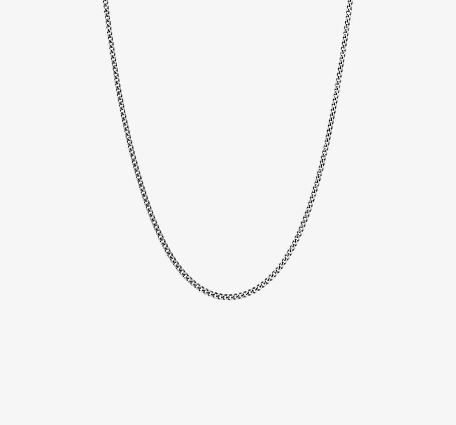 2mm Cuban Chain | Silver