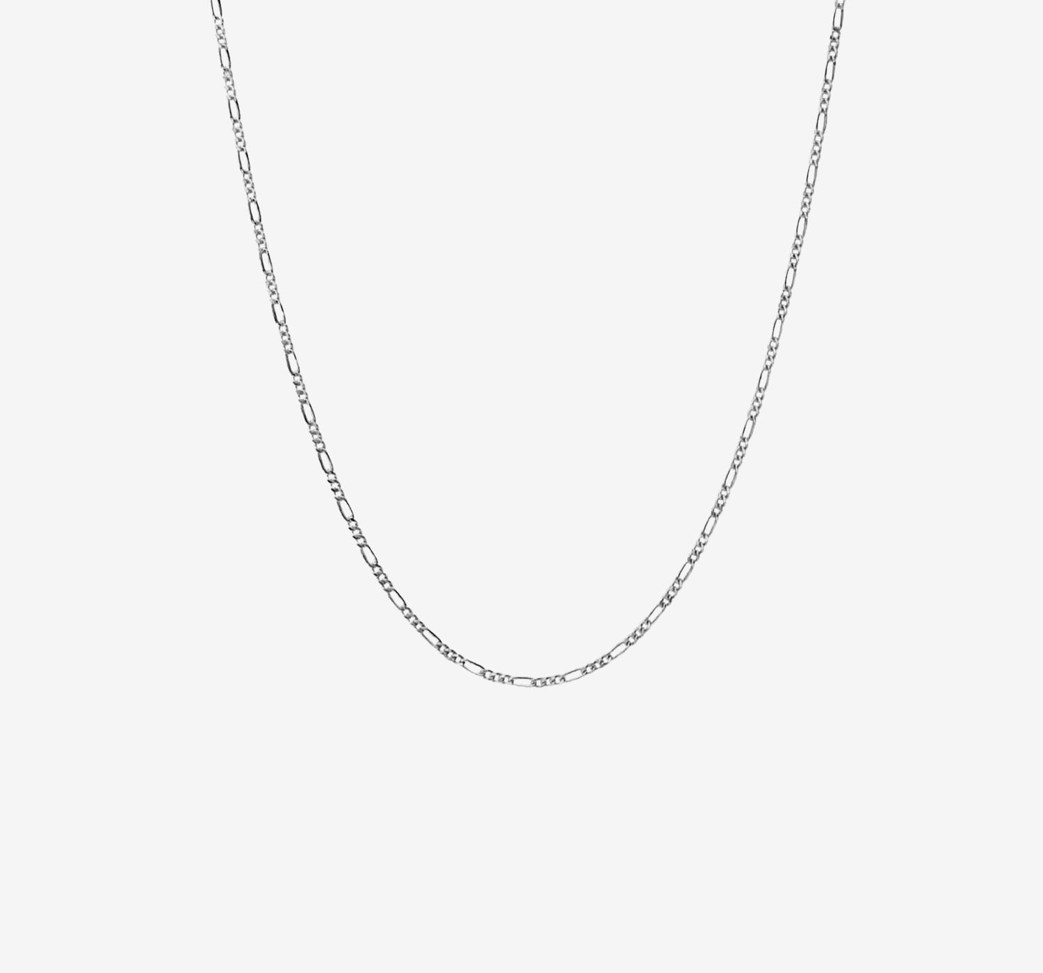 3mm Figaro Chain | Silver