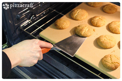 Serving Snickerdoodles with Pizza Server