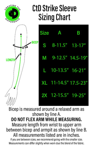 Creating the Difference Strike Sleeve Size Chart