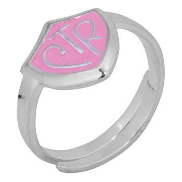 H14P Mormon LDS Unisex CTR Adjustable Pink With Ring 5 Pack One Moment In Time