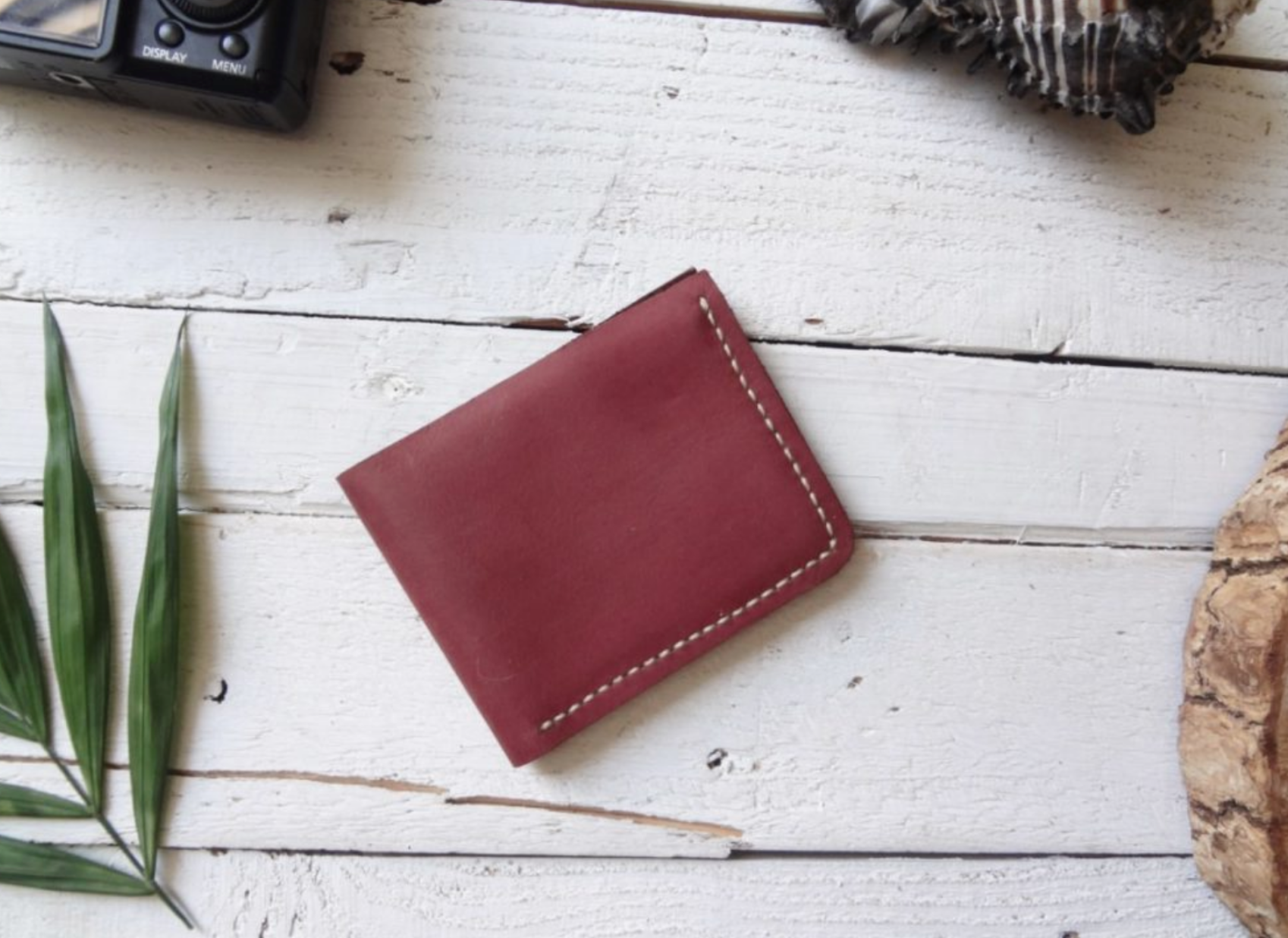 Post Billfold Leather Wallet