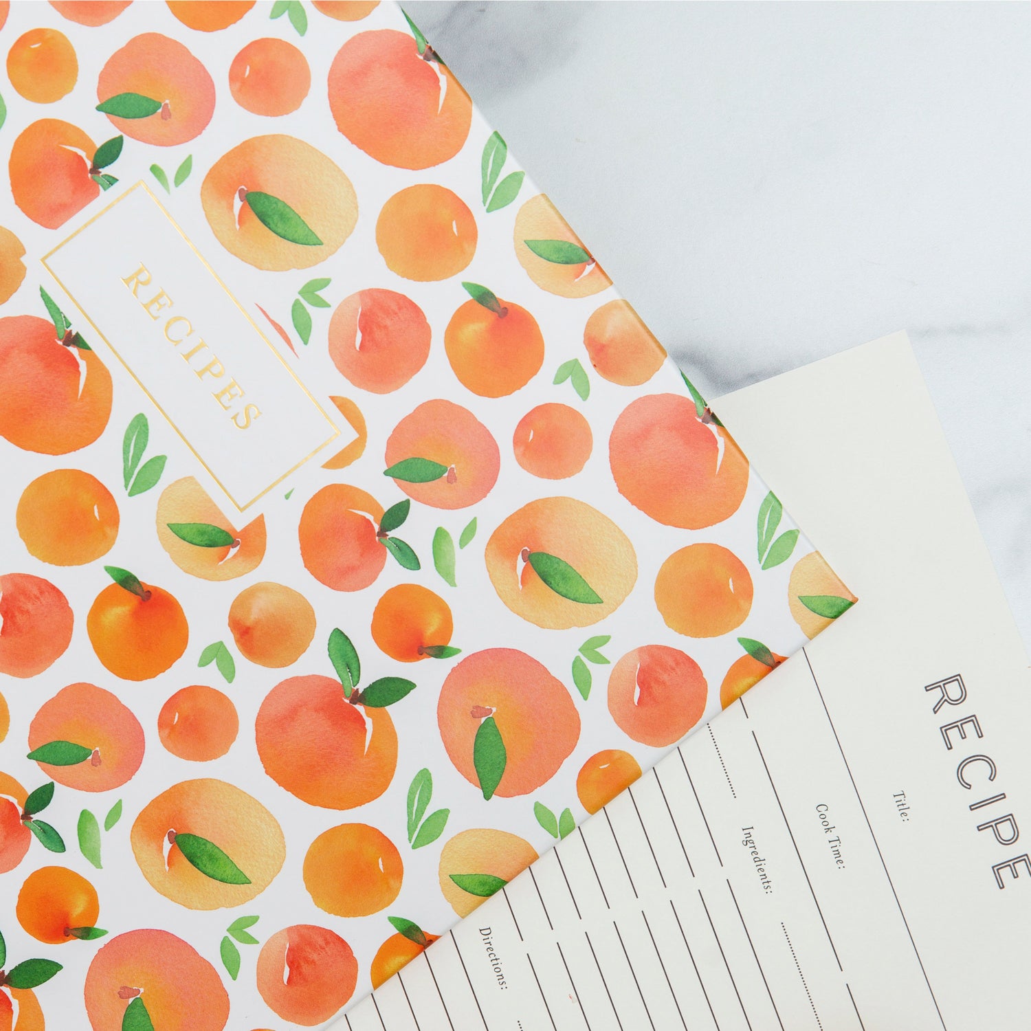 Download Recipe Binder Kit 8.5x11 (Peach Dream) - Full-Page with ...