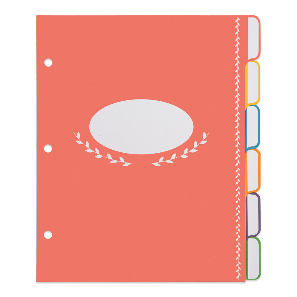Jot & Mark Recipe Card Dividers | 24 Tabs per Set Works with 4x6 inch Cards Helps Organize Recipe Box (Rainbow)