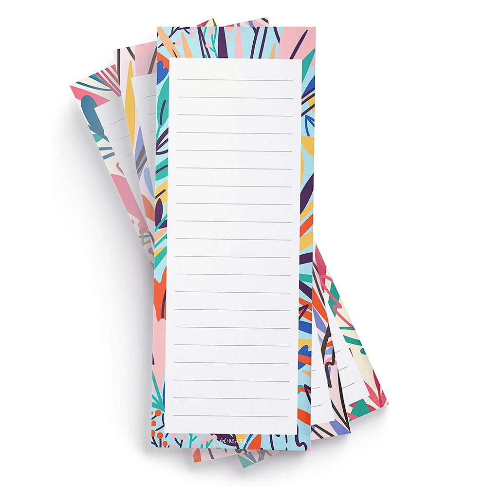 Floral White Sticky Notes (Set of Six Notepads) – Jot & Mark