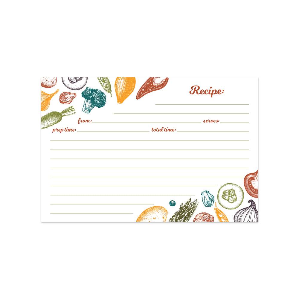 Jot & Mark Recipe Card Dividers, 24 Tabs per Set, Works with 4x6 Inch Cards,  Helps Organize Recipe Box (Classic)