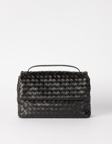Lexi - Black Woven Classic Leather