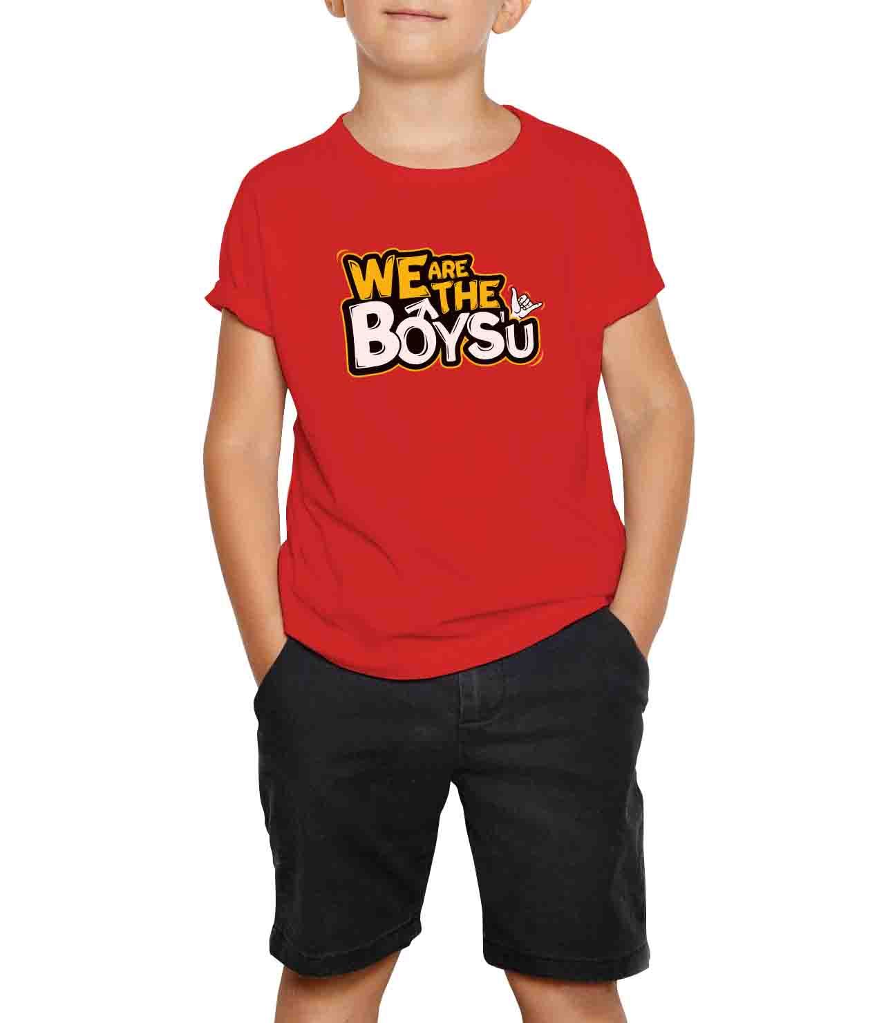 red tshirt for boys