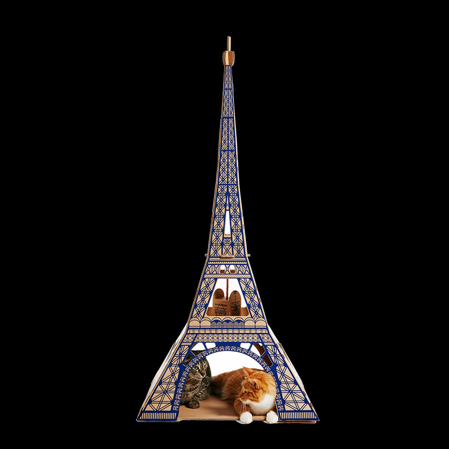 Eiffel Tower Cat house