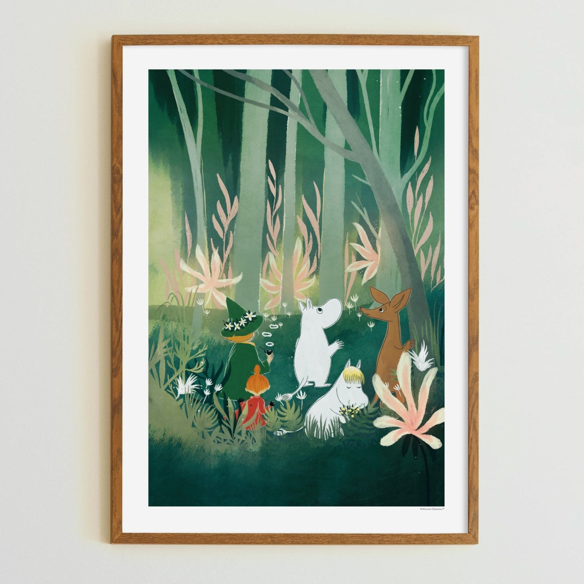 Moomin in the Forest Poster — Made of Sundays