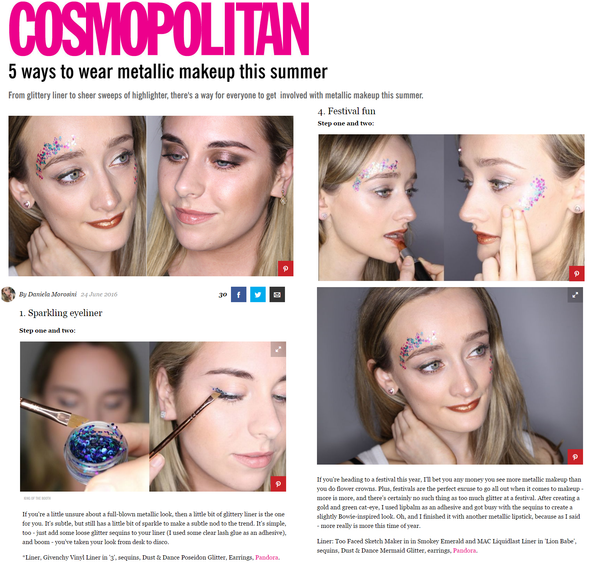 Cosmopolitan online feature Dust & Dance 