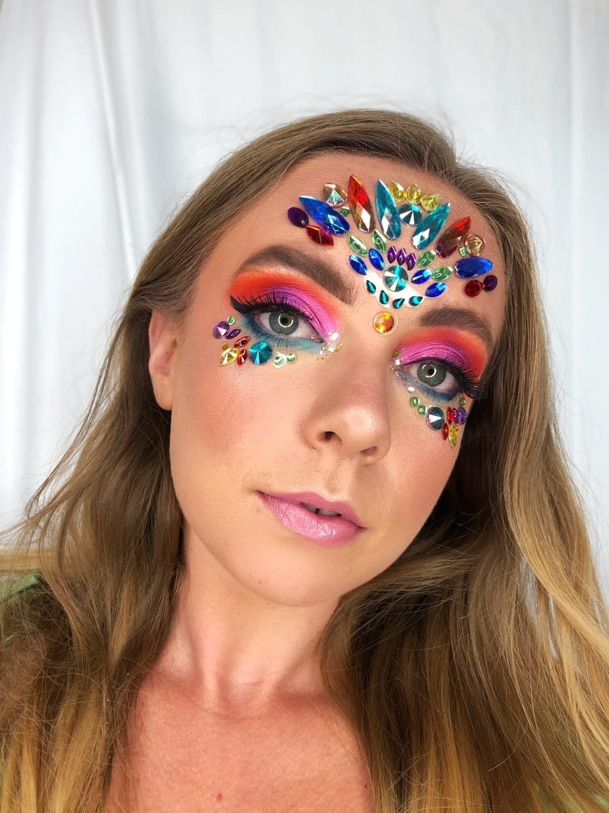 Rainbow Face Jewels – Coco Coquette