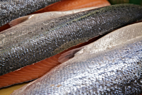 Orkney Salmon being prepared