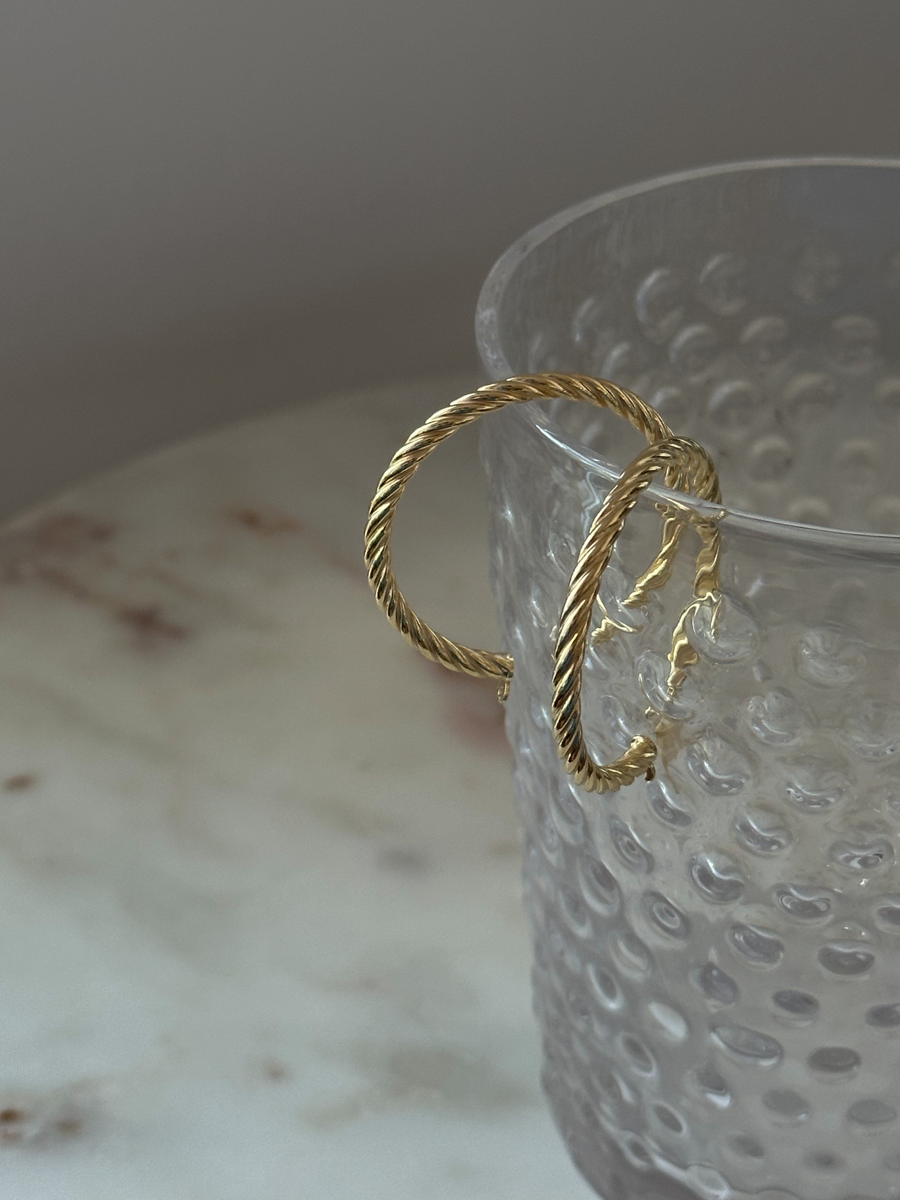 Swirl Twirl Hoop earrings