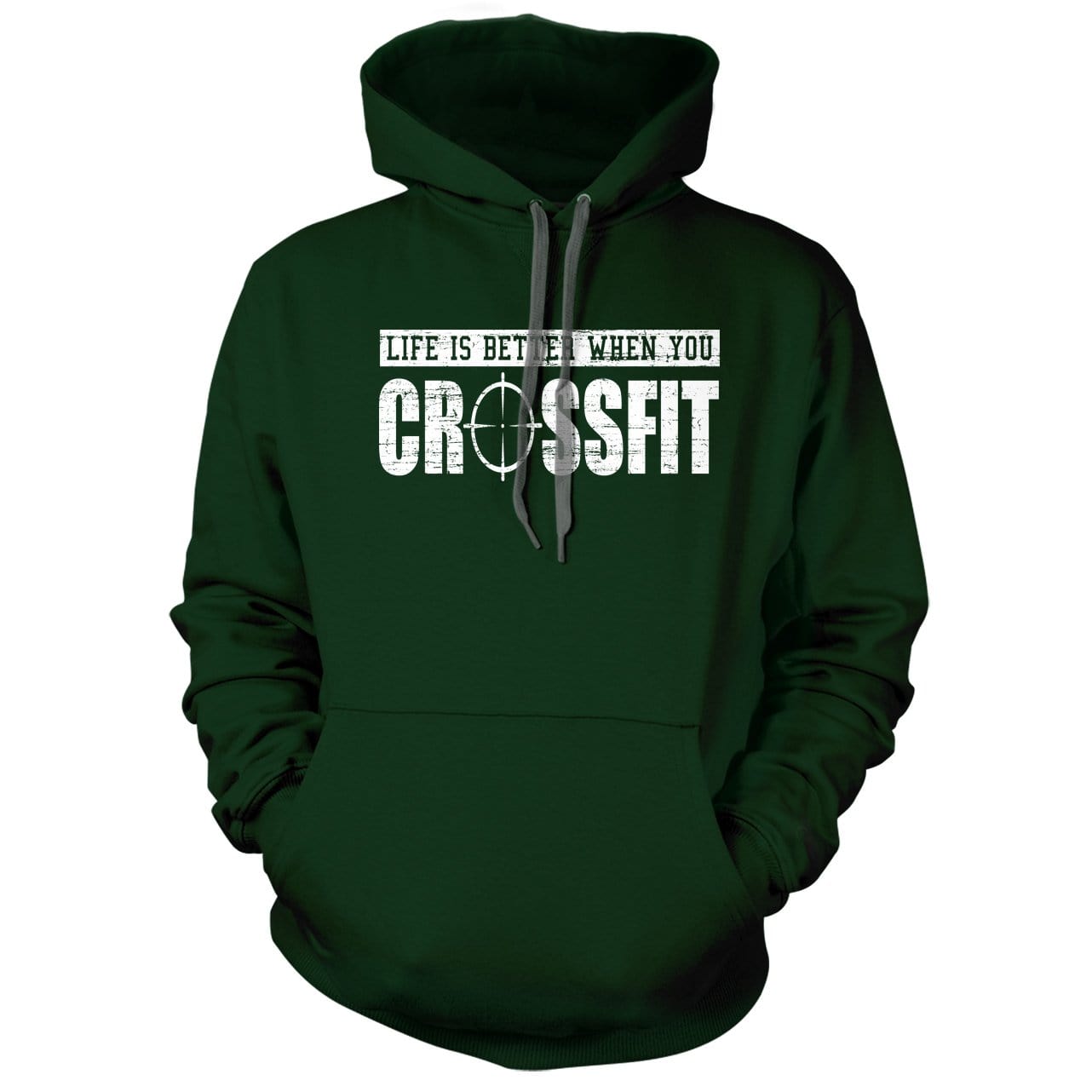 green crossfit hoodie