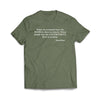 "Thomas Jefferson" Military Green T-Shirt - We Got Teez