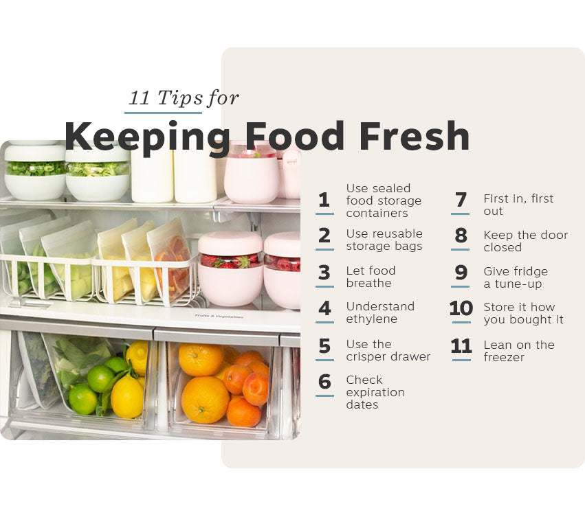 11 Tips for Keeping Food Fresh