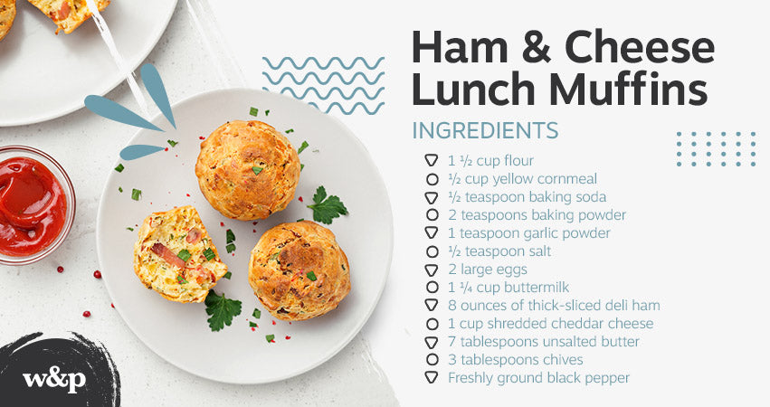 Ham and Cheese Lunch Muffins