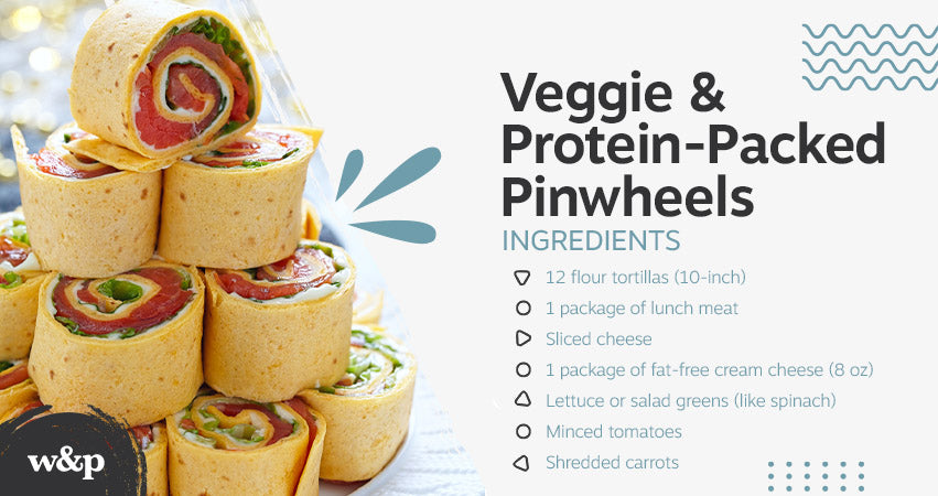 Veggie and Protein-Packed Pinwheels