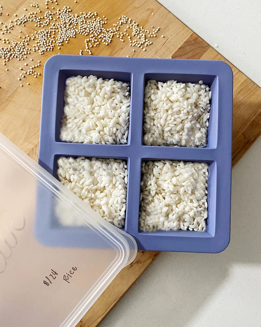 rice in storage container