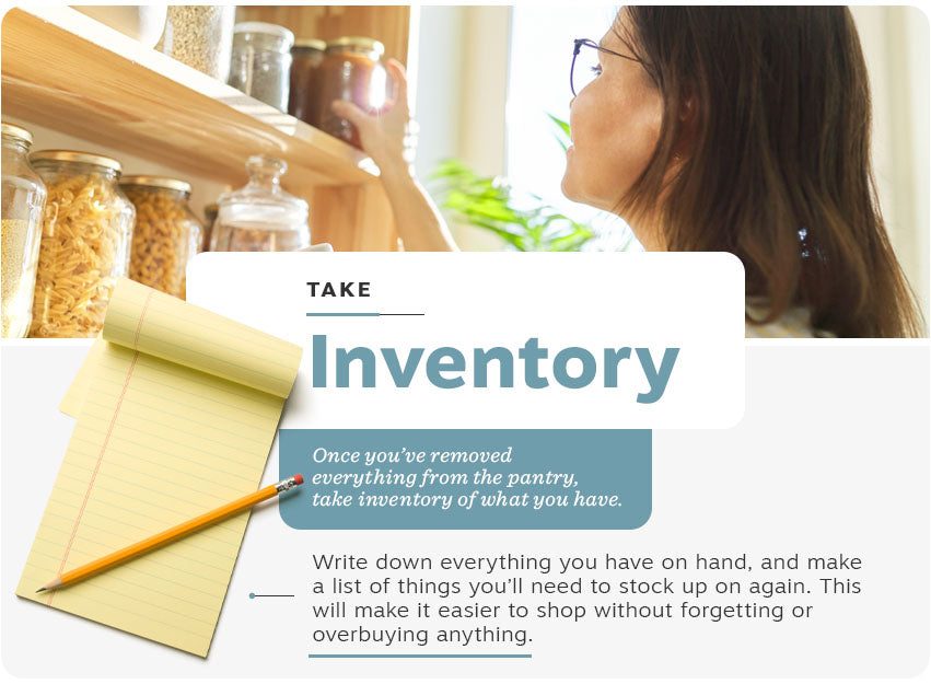 take inventory pantry