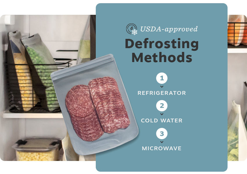 thawing foods safely methods