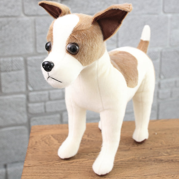 realistic stuffed puppy