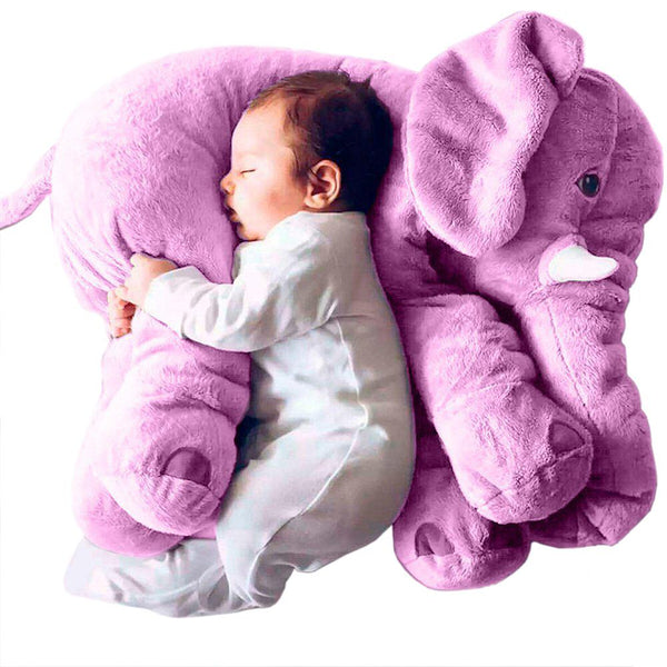 purple stuffed elephant